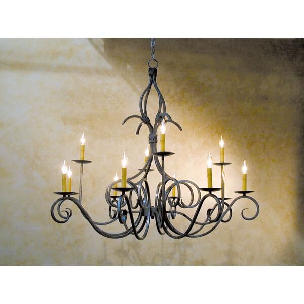 Octavia 48 Inch 10 Light Chandelier