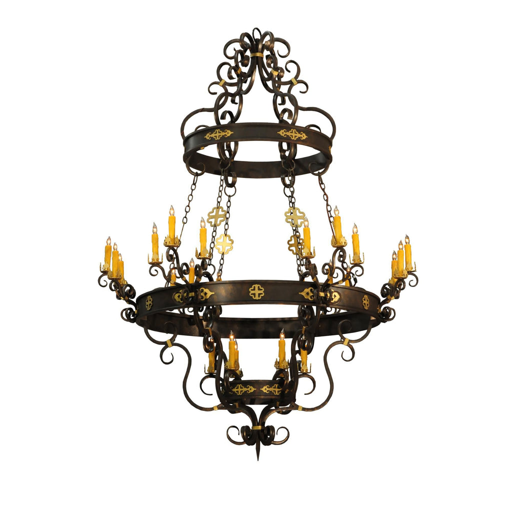 Santino 72 Inch 24 Light Chandelier