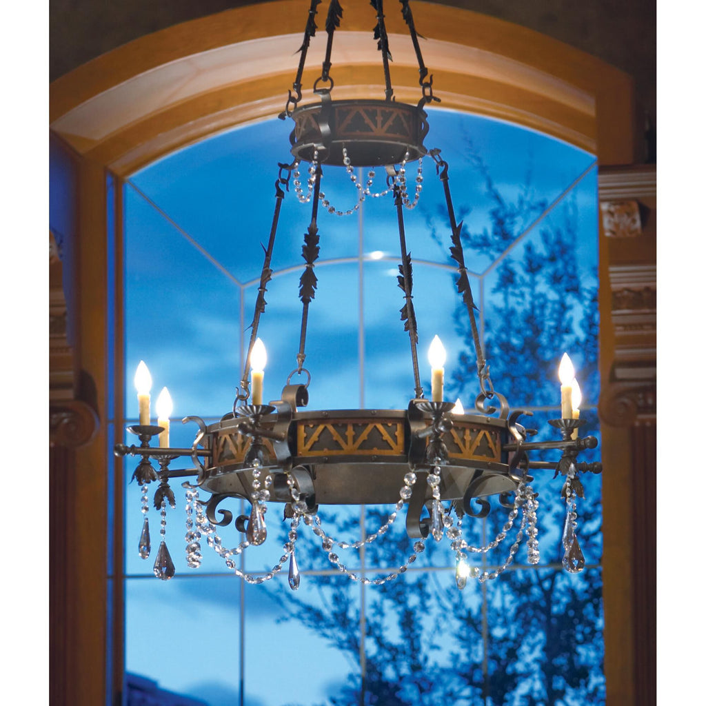Filomena 48 Inch 9 Light Chandelier