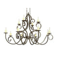Clayton 60 Inch 3 Light Chandelier