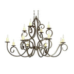 Clayton 60 Inch 3 Light Chandelier