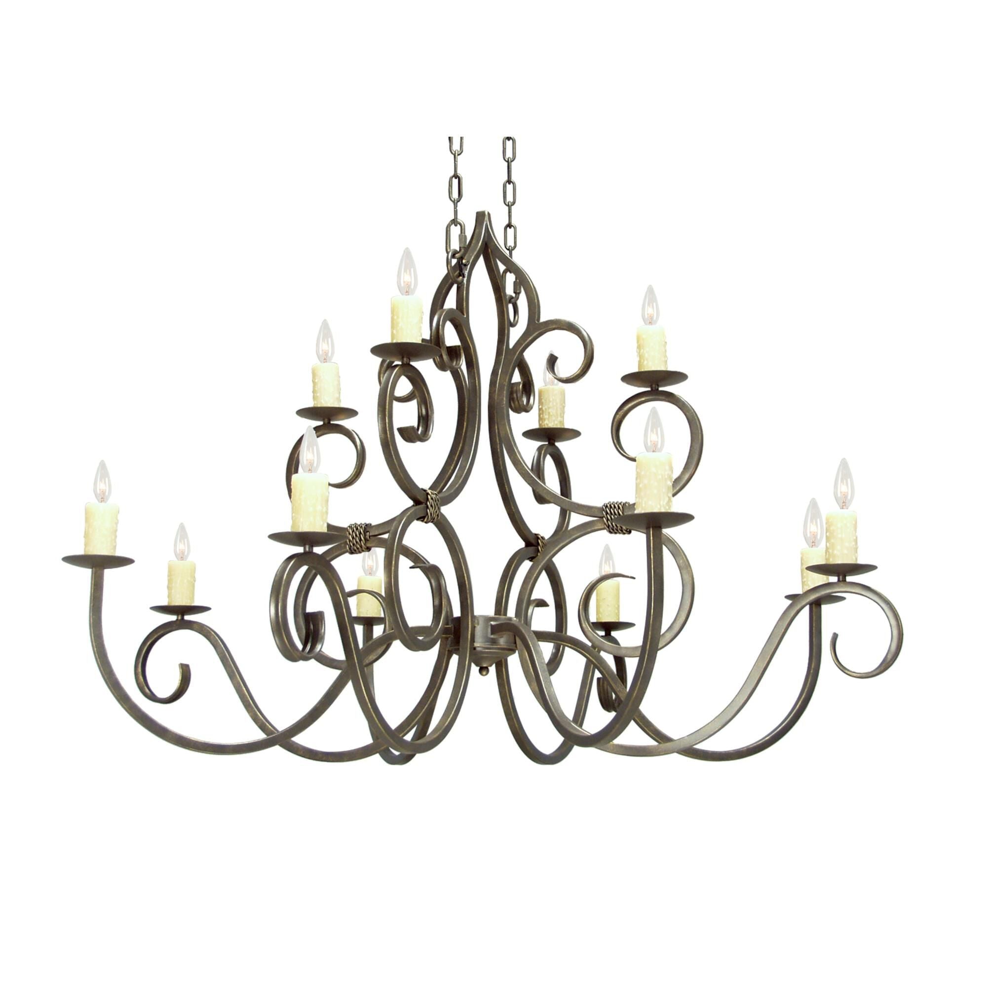 Clayton 60 Inch 3 Light Chandelier