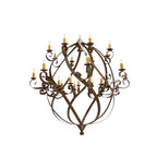 Caliope 96 Inch 12 Light Chandelier