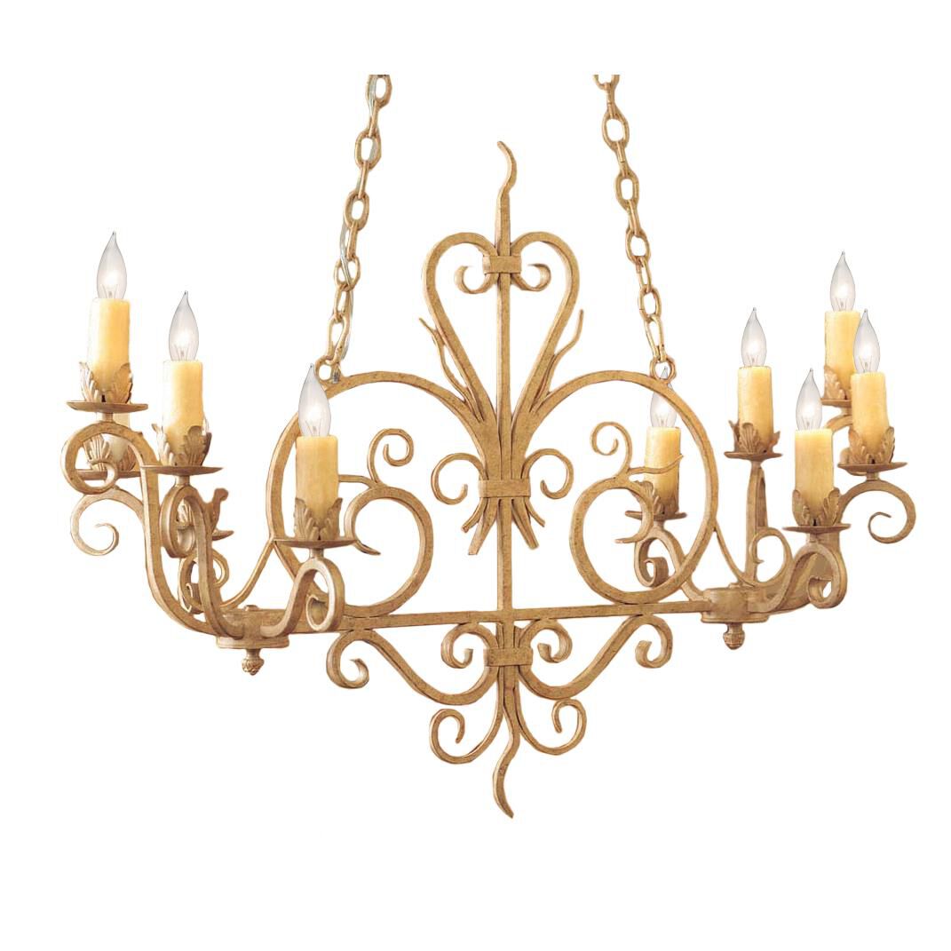 Kimberly 42 Inch 6 Light Mini Chandelier