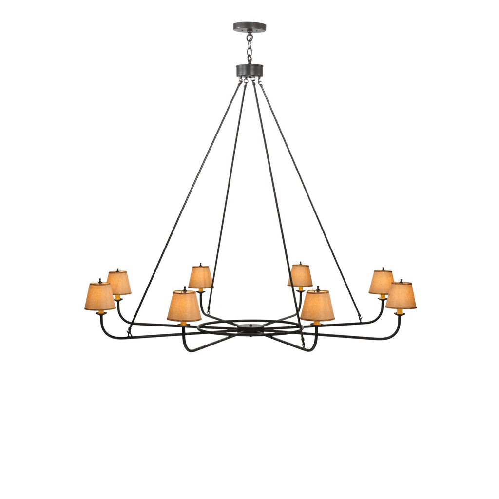 Brach Ring 62 Inch 8 Light Chandelier