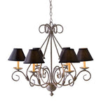 Olivia 30 Inch 6 Light Chandelier