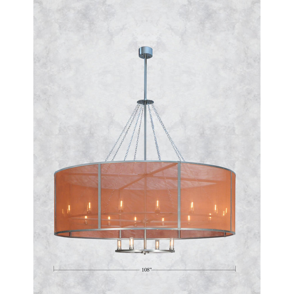 Rame 108 Inch 20 Light Chandelier
