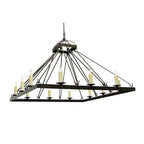 Retreat 65 Inch 12 Light Mini Chandelier