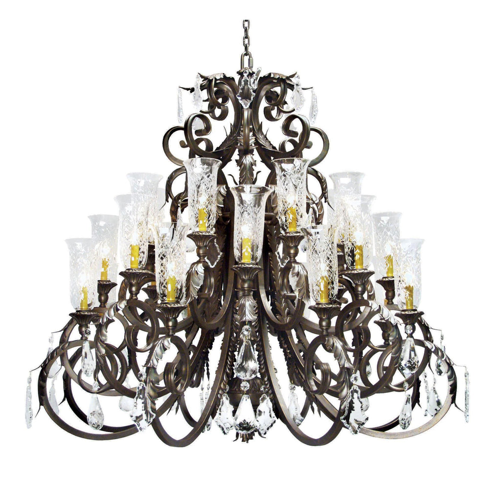 Serratina 54 Inch 24 Light Chandelier