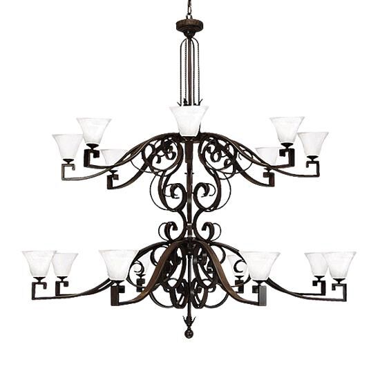 Noah 72 Inch 28 Light Chandelier