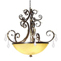 Serratina 43 Inch 4 Light Chandelier