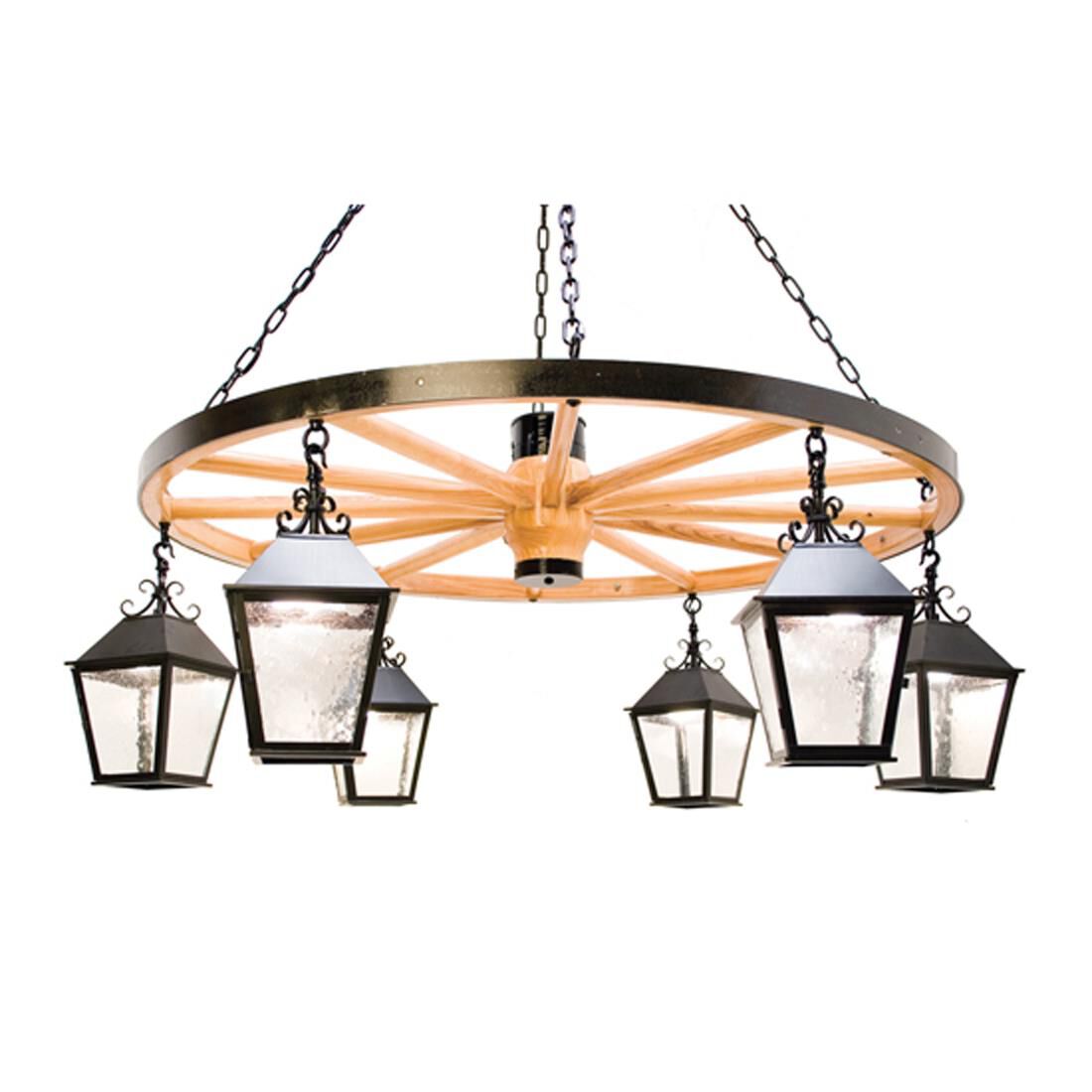 Silverton 58 Inch 6 Light Chandelier