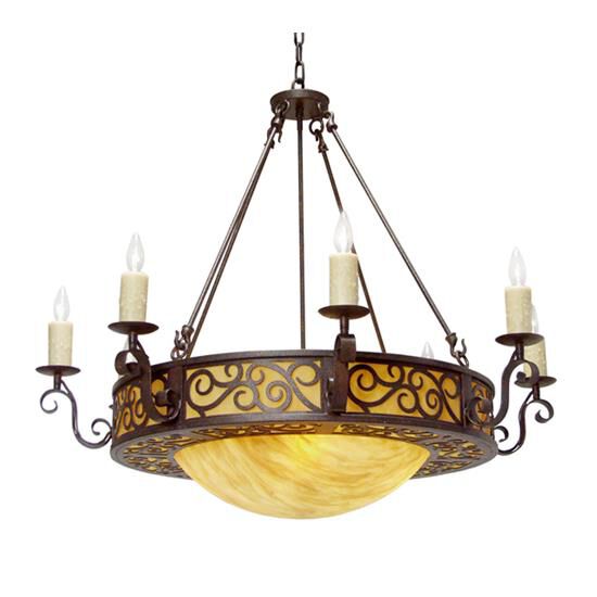 Delano 42 Inch 10 Light Chandelier