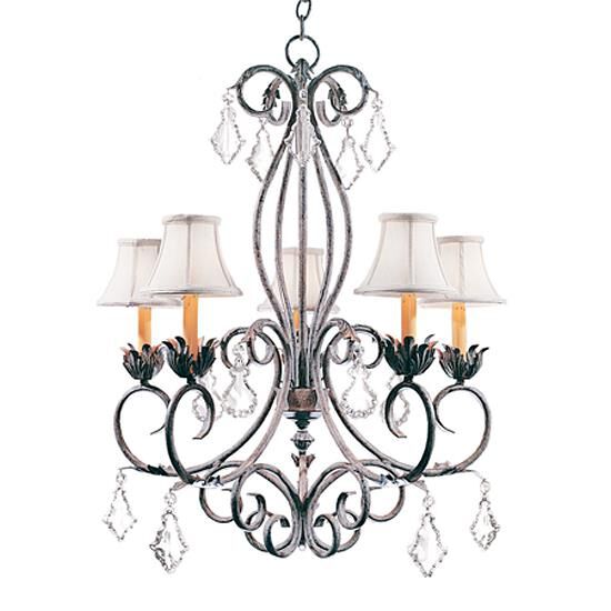 Felicia 28 Inch 4 Light Chandelier
