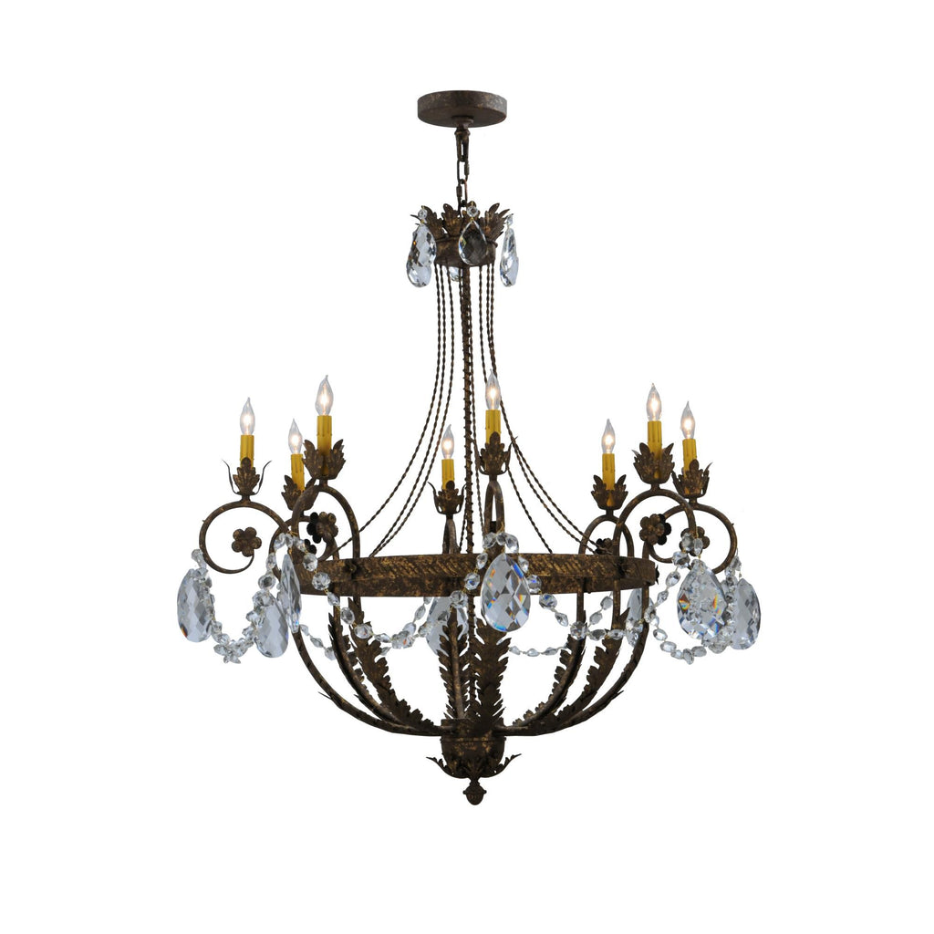 39 Inch 8 Light Chandelier