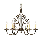 Eve 28 Inch 4 Light Chandelier
