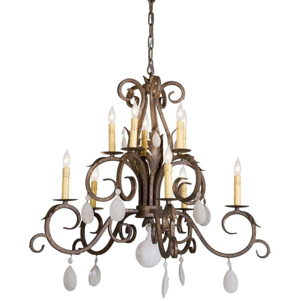 Anassa 32 Inch 12 Light Chandelier