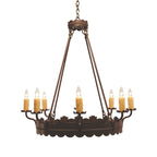 Sergio 36 Inch 12 Light Chandelier