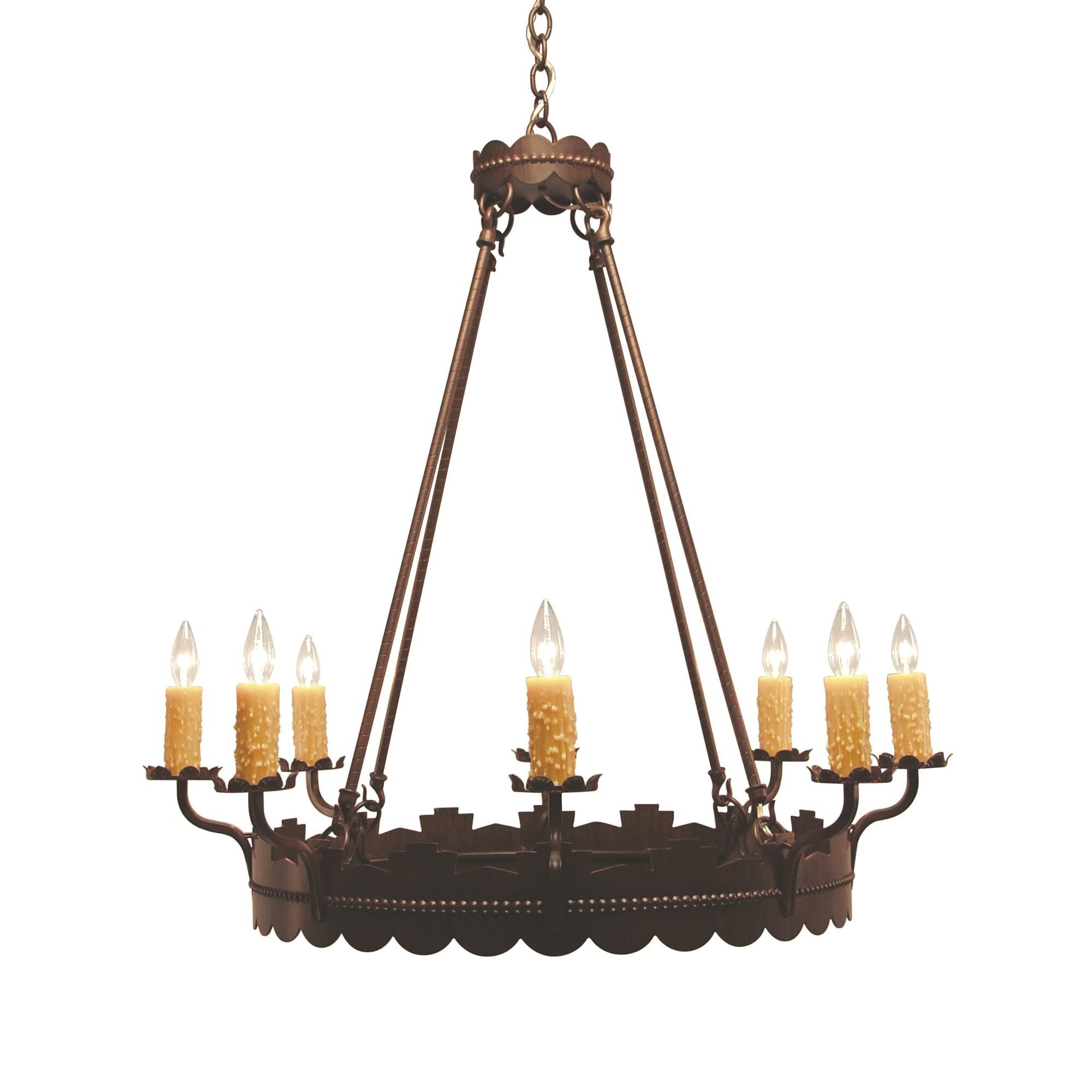 Sergio 36 Inch 12 Light Chandelier