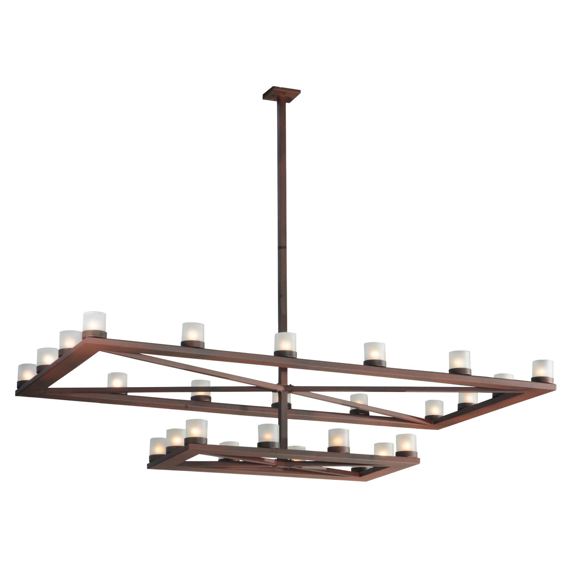 Stratum 96 Inch 26 Light Chandelier