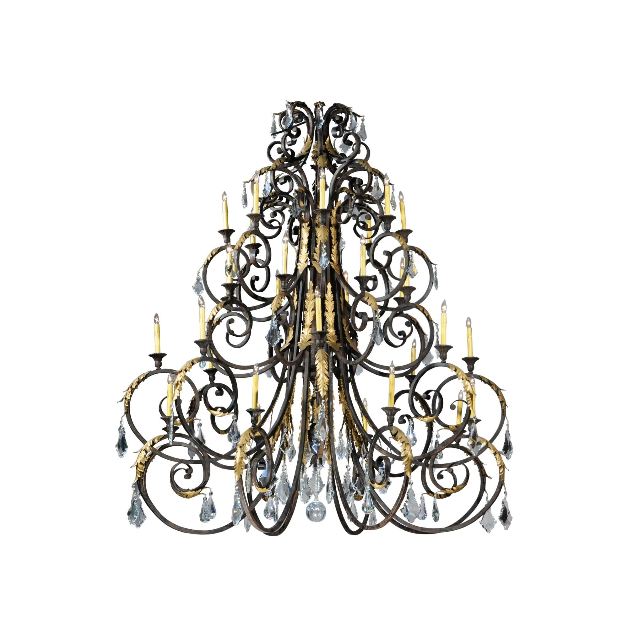 Serratina 72 Inch 32 Light Chandelier