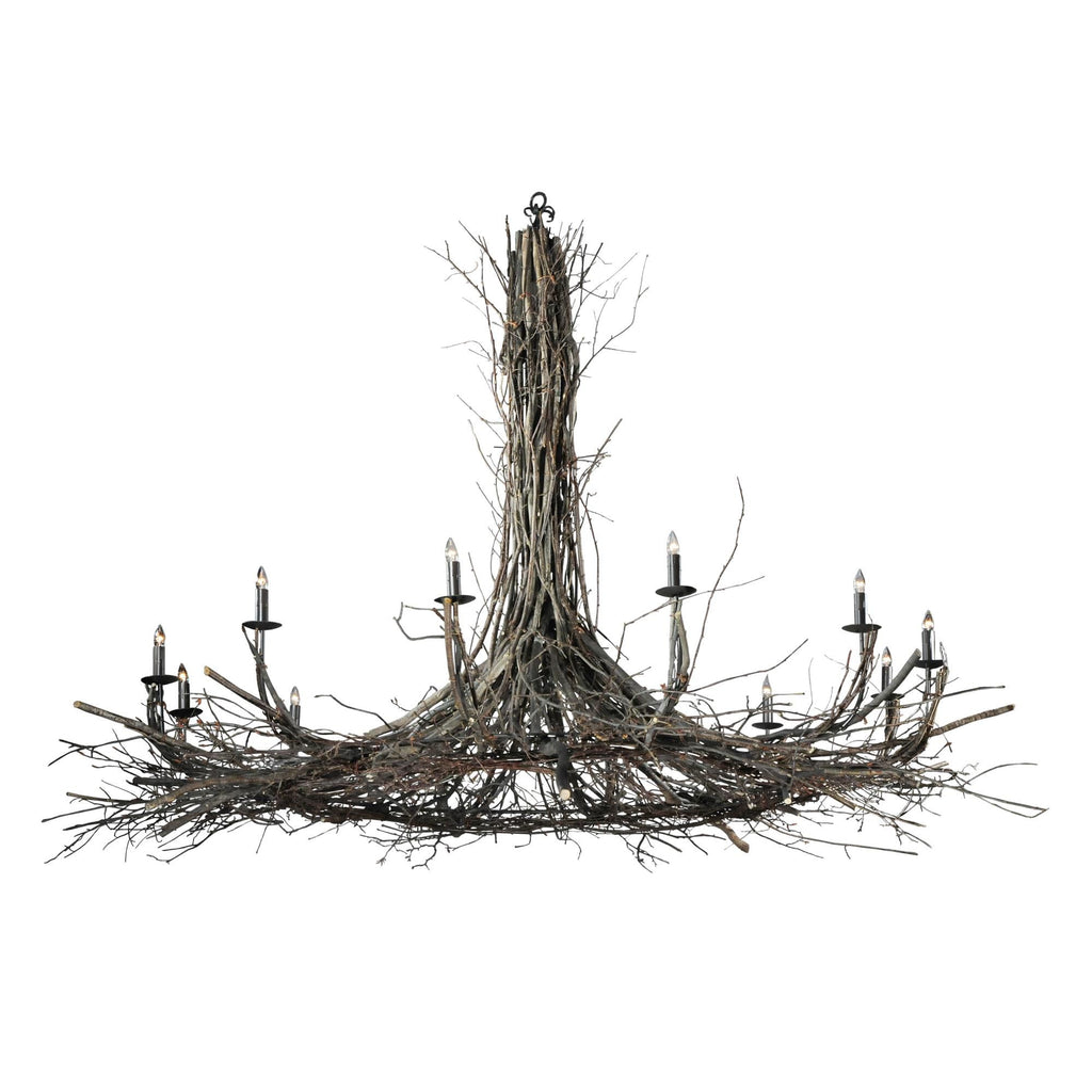 Twigs 132 Inch 12 Light Chandelier