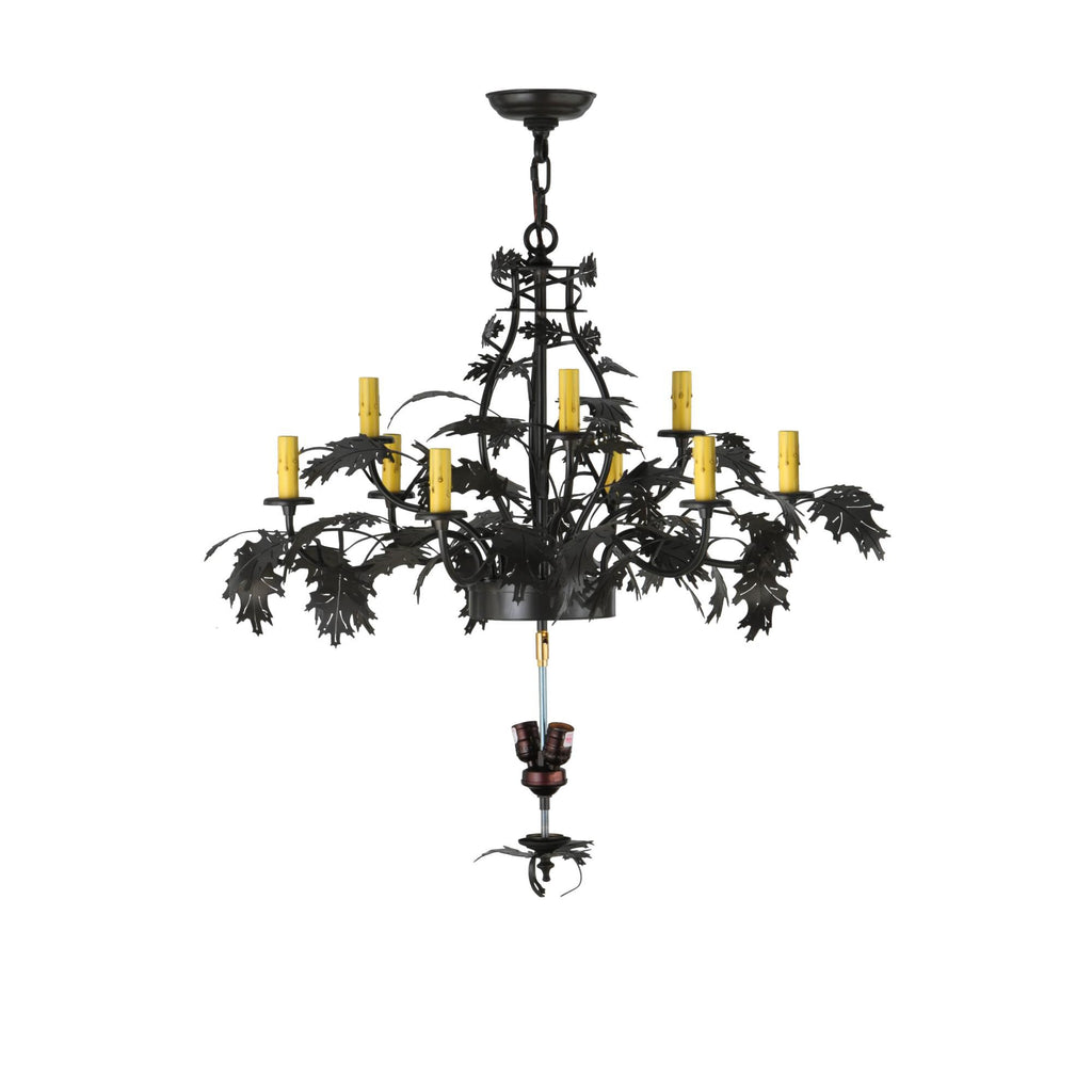 34 Inch 2 Light Chandelier