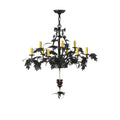 34 Inch 2 Light Chandelier