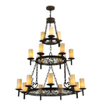 Colorado Golf Club 47 Inch 18 Light Chandelier