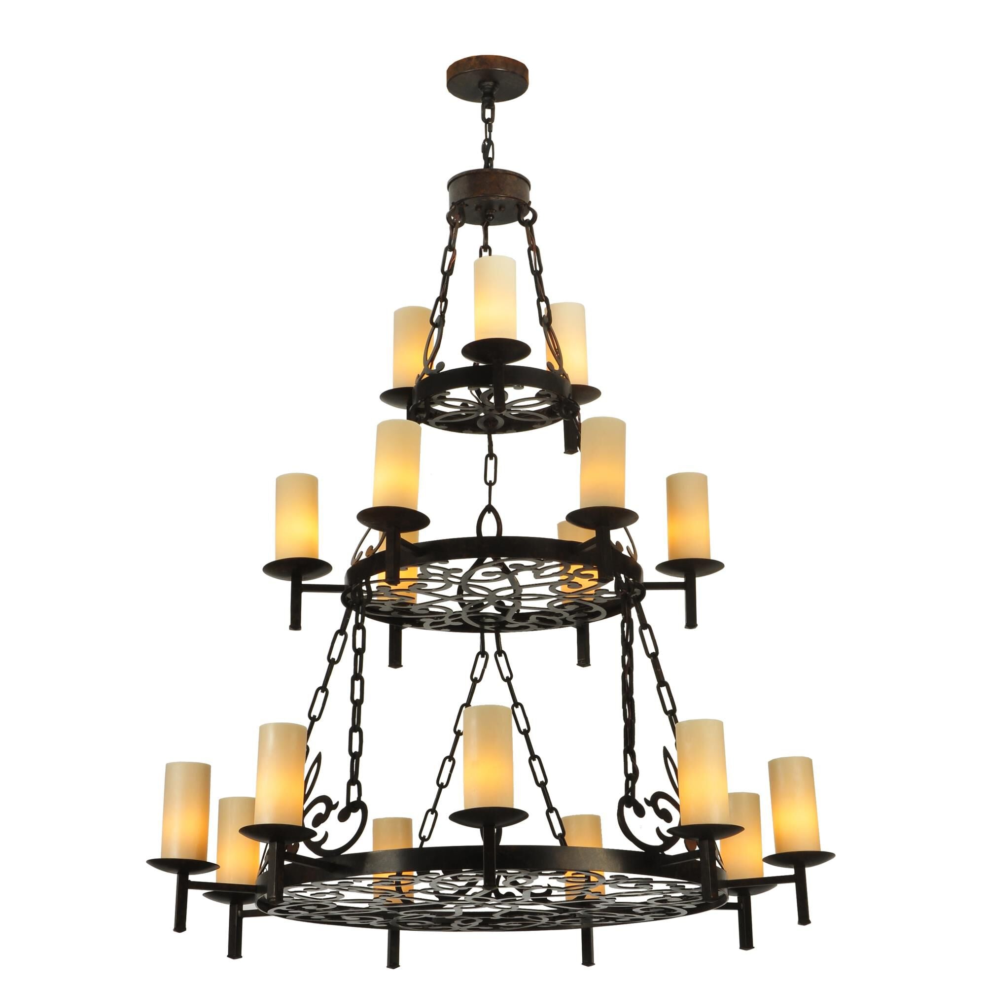 Colorado Golf Club 47 Inch 18 Light Chandelier