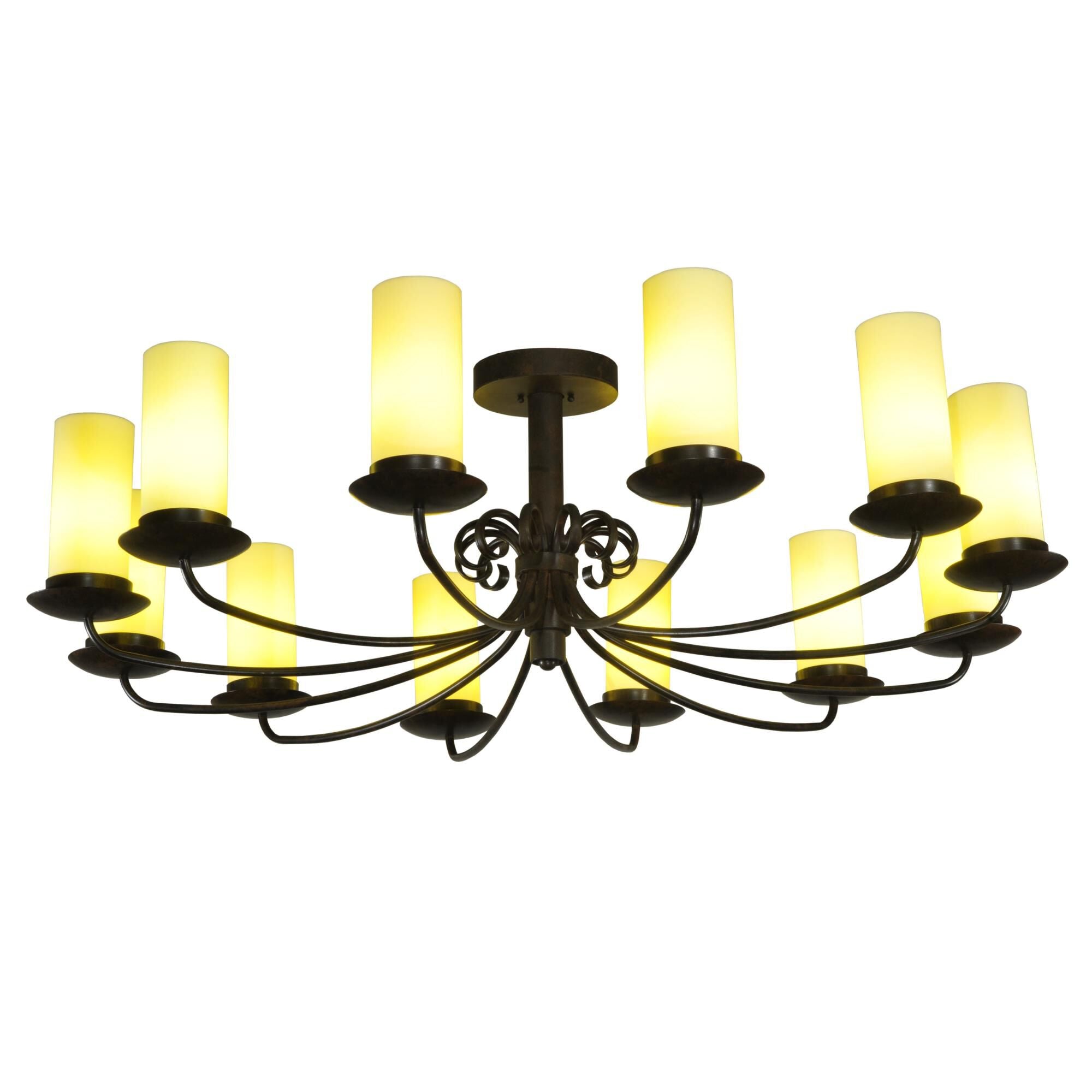 Atria 54 Inch 12 Light Chandelier