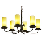 Atria 38 Inch 6 Light Chandelier