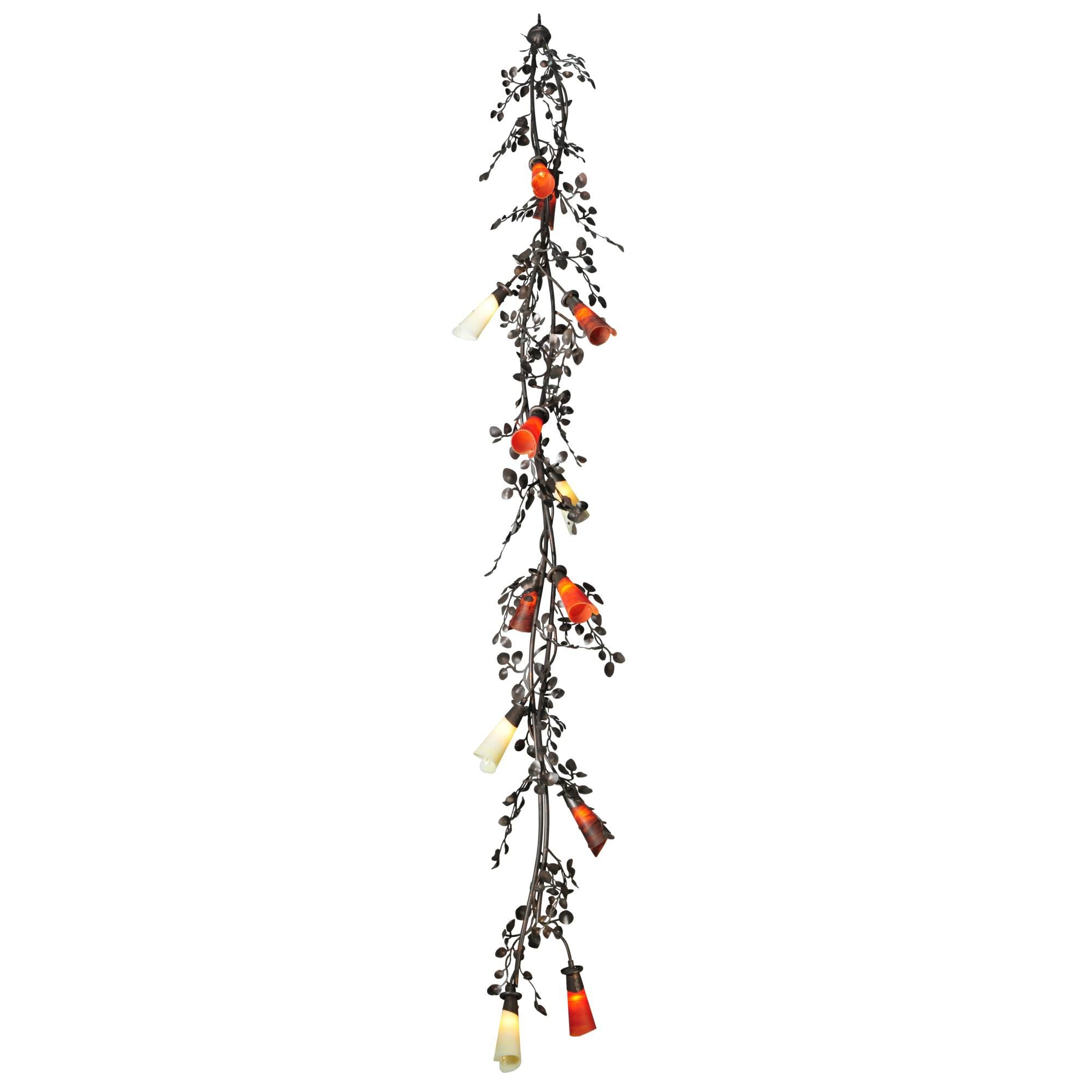 Vinca Vine 22 Inch 12 Light Mini Chandelier