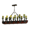 Tudor Jadestone 60 Inch 12 Light LED Mini Chandelier