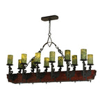 Tudor Jadestone 60 Inch 12 Light LED Mini Chandelier