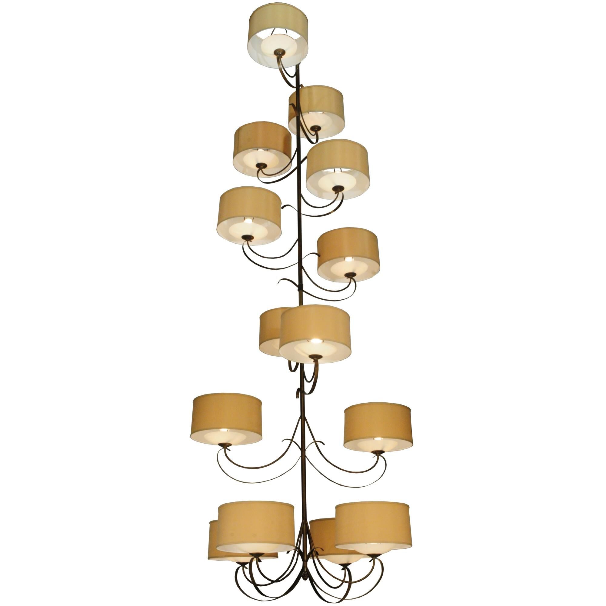 Sequoia 60 Inch 14 Light Chandelier