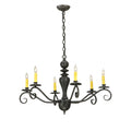Emory 33 Inch 6 Light Chandelier