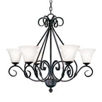 Olivia 30 Inch 6 Light Chandelier