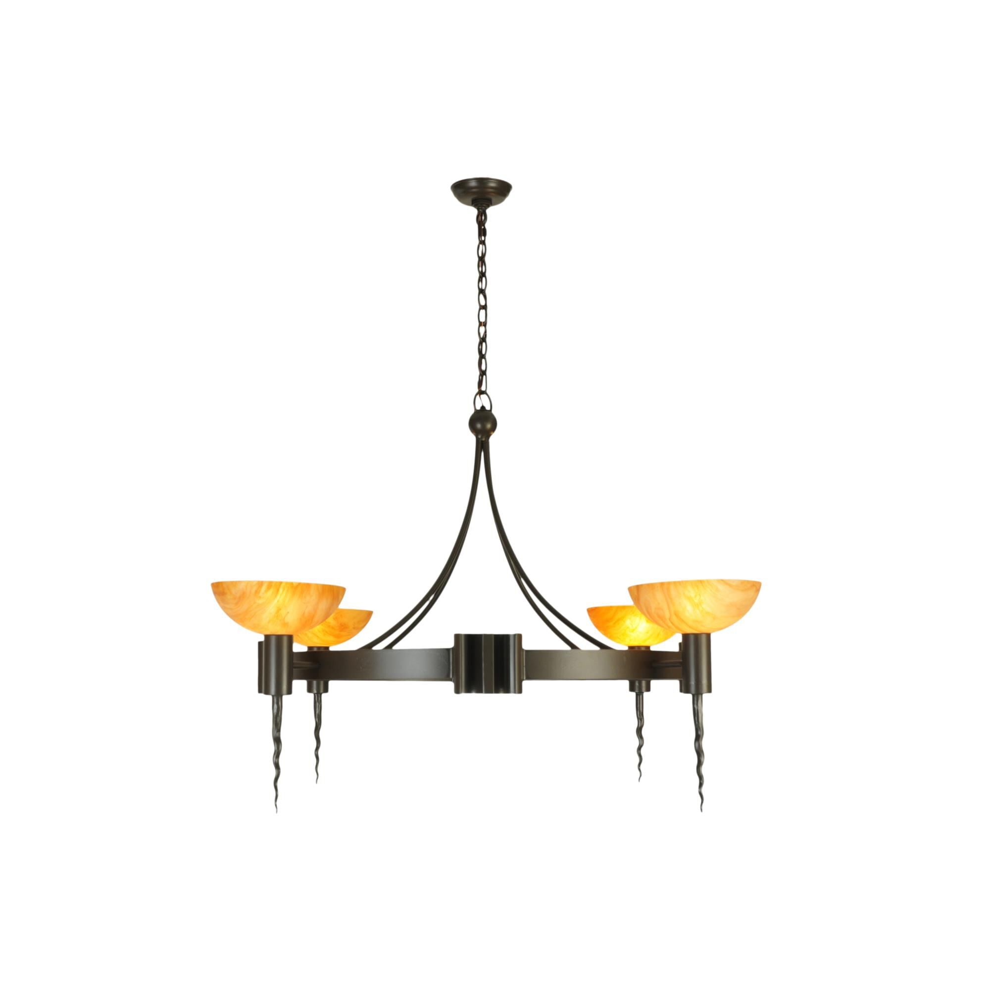 Kuberic 48 Inch 4 Light Chandelier