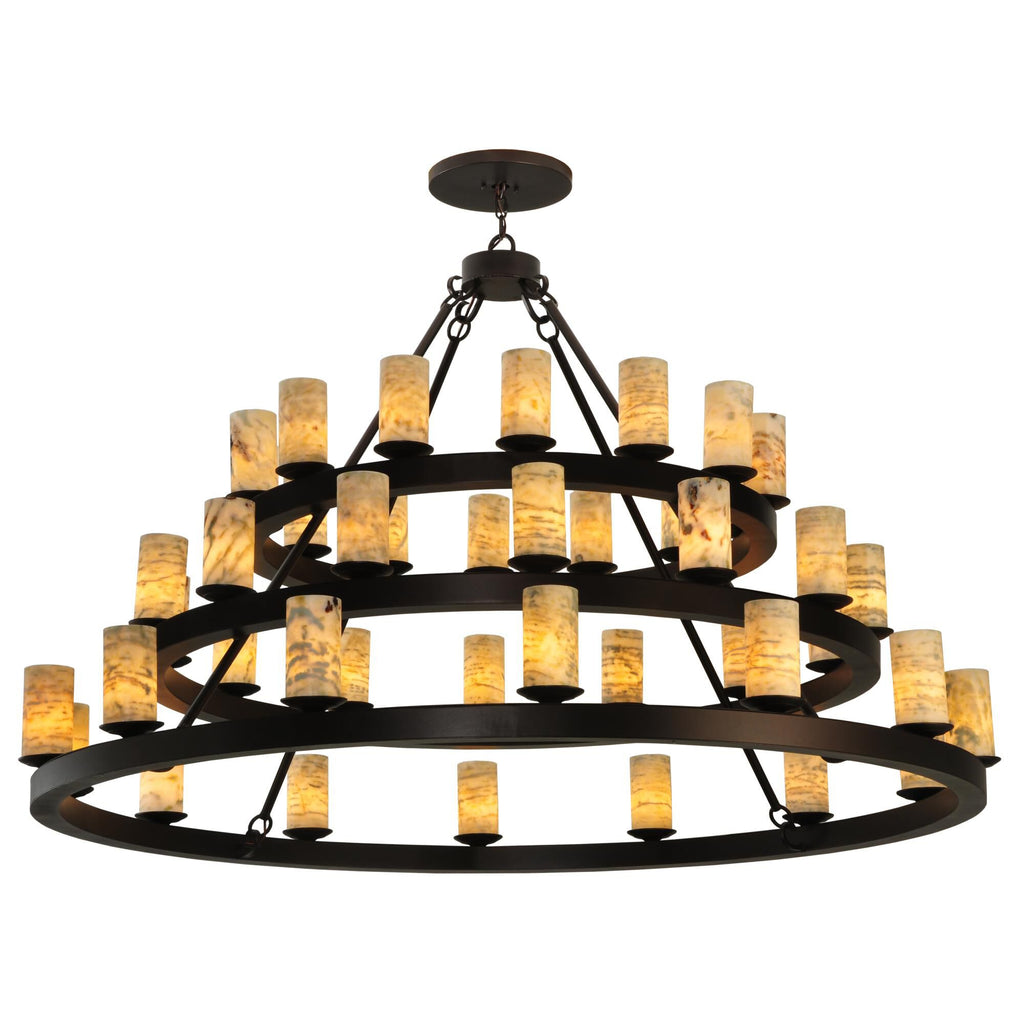 Horizon Ring Jadestone 70 Inch 42 Light Chandelier