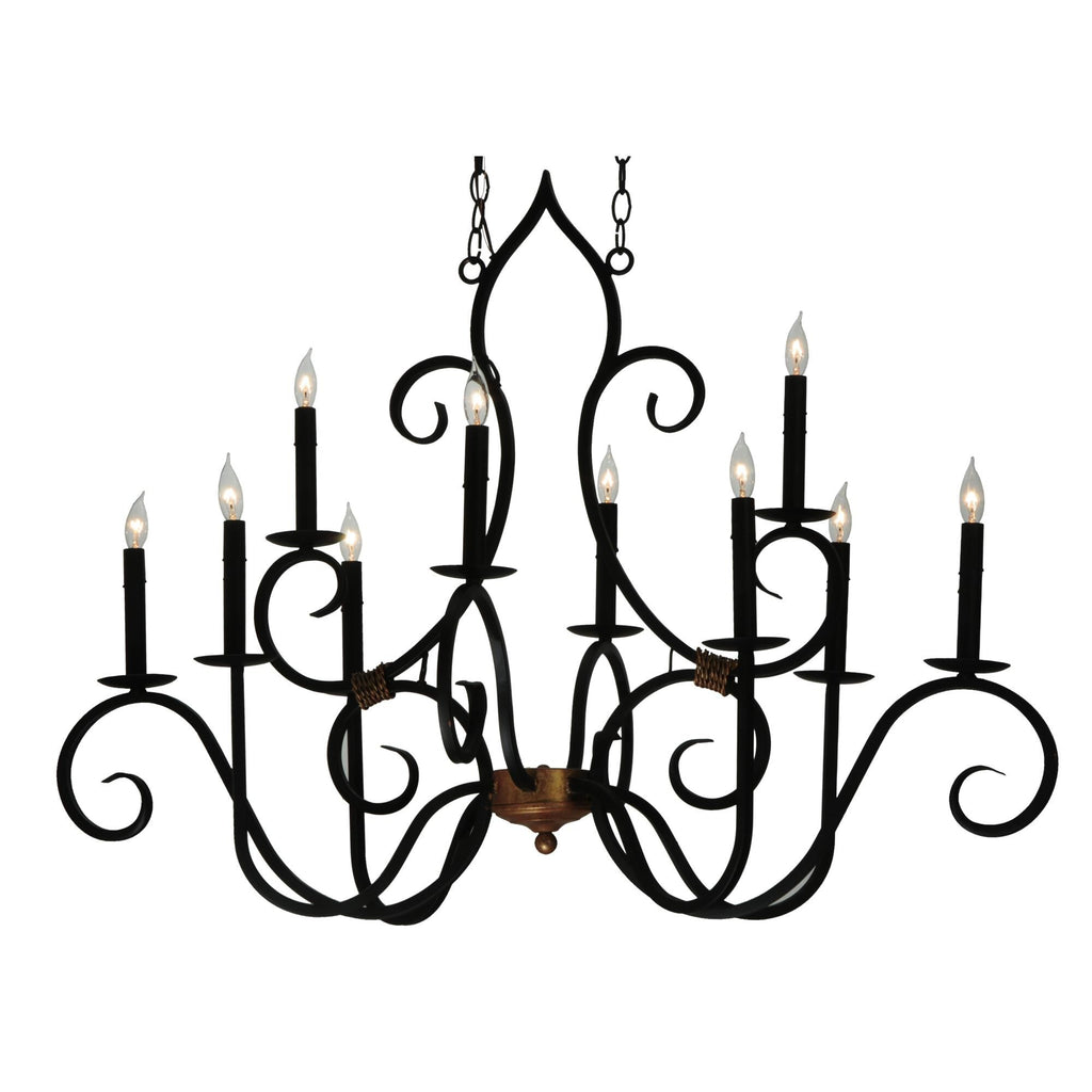 Clifton 43 Inch 10 Light Chandelier