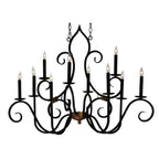 Clifton 43 Inch 10 Light Chandelier