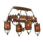 Valhalla 58 Inch 4 Light Chandelier