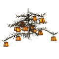Pine Branch Valley View 54 Inch 12 Light Chandelier