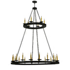 Loxley 61 Inch 24 Light Chandelier