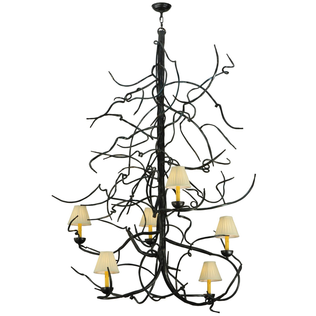Winter Solstice 50 Inch 6 Light Chandelier