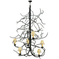Winter Solstice 50 Inch 6 Light Chandelier