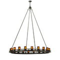 Ring 60 Inch 20 Light Chandelier