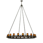 Ring 60 Inch 20 Light Chandelier