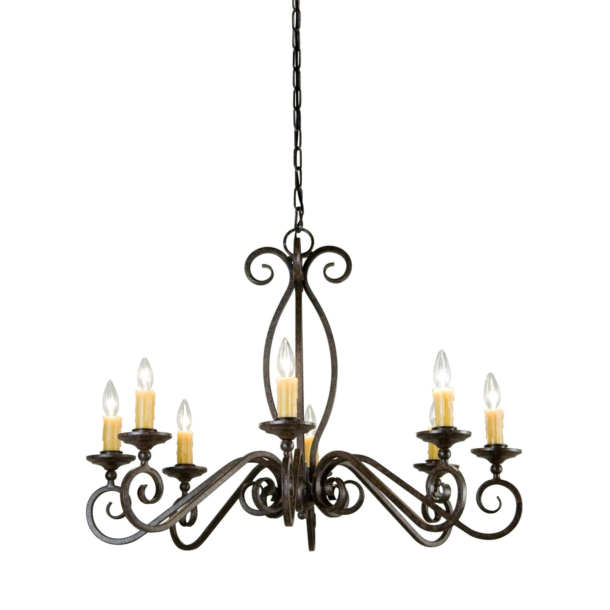 Wallis 36 Inch 5 Light Chandelier